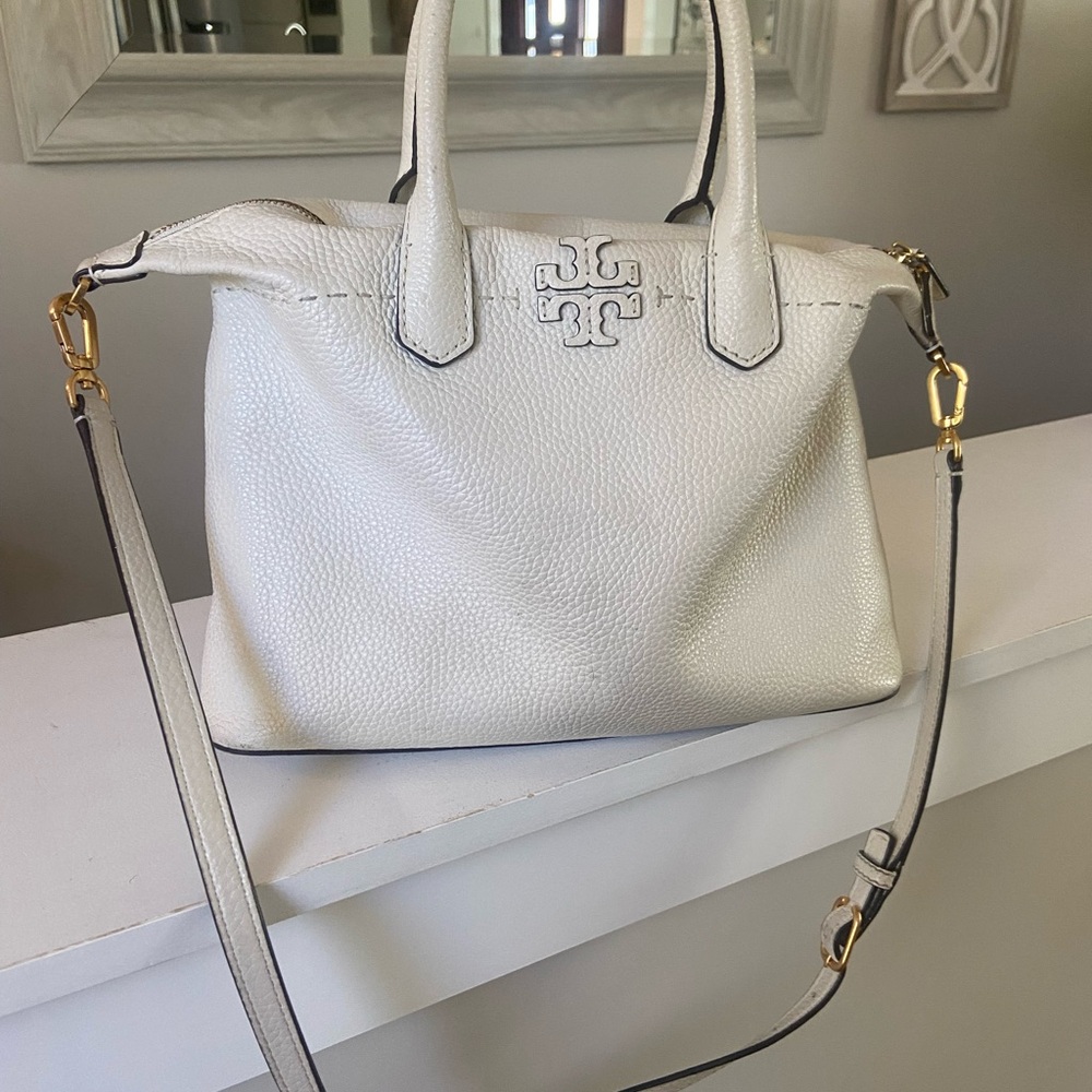 Tory Burch White Satchel Bag